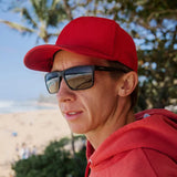 Riptide Matte Black + ChromaPop Glass Polarized Black Lens
