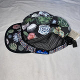 Trailrunner Greenhouse Unisex Hat Lightweight Floral Black Size M USA Made