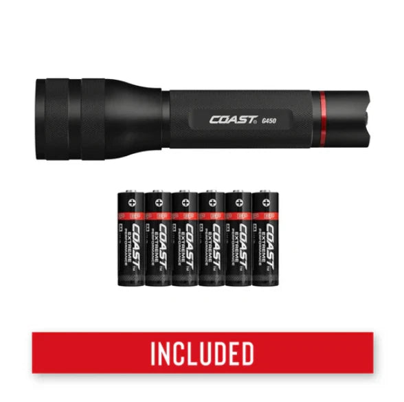 Pure Beam Focus Flashlight 1630 Lumens (G455)