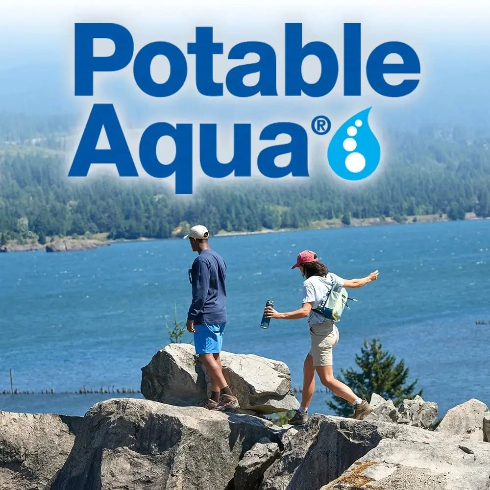 Potable Aqua Water Purification Tablets - 50 count Bottles