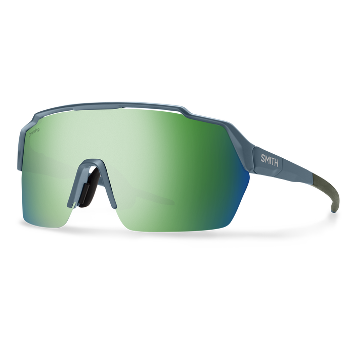 Shift Split MAG Matte Stone / Moss + ChromaPop Green Mirror Lens