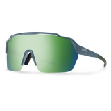 Shift Split MAG Matte Stone / Moss + ChromaPop Green Mirror Lens