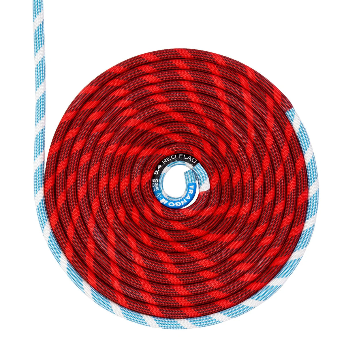 TRANGO Red Flag 9.4mm | Rope, 40m, Cyan