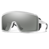 Pursuit White + ChromaPop Platinum Mirror Lens