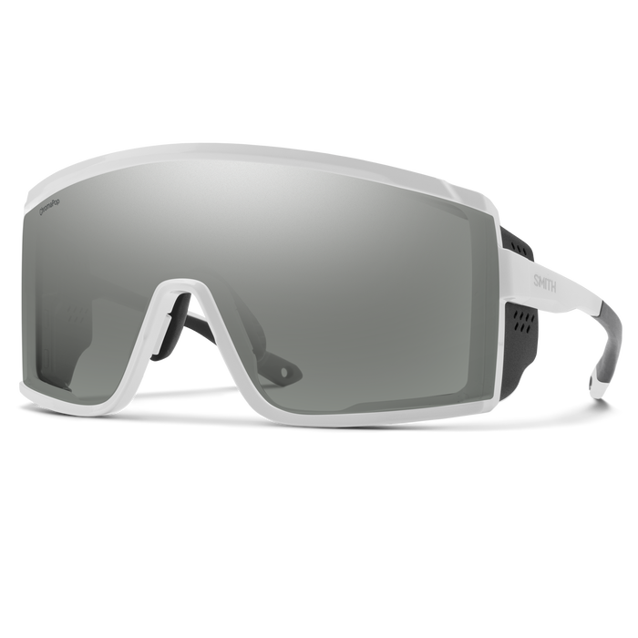 Pursuit White + ChromaPop Platinum Mirror Lens