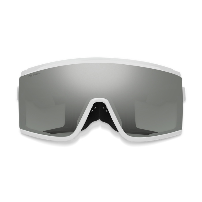 Pursuit White + ChromaPop Platinum Mirror Lens