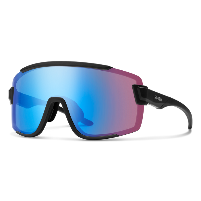 Wildcat Matte Black + ChromaPop Low Light Rose Blue Mirror