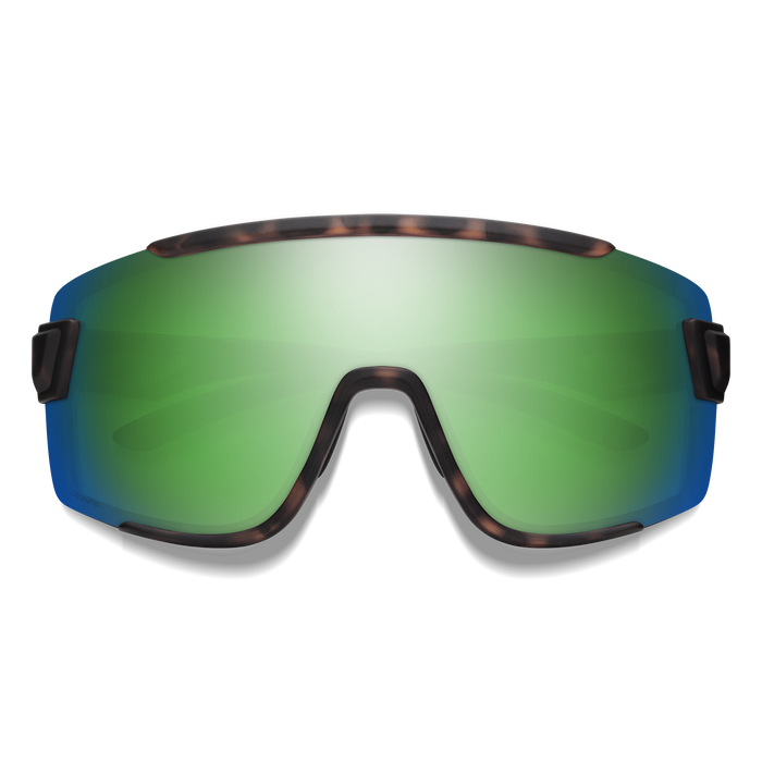 Wildcat Matte Tortoise + ChromaPop Polarized Green Mirror Lens