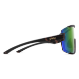 Wildcat Matte Tortoise + ChromaPop Polarized Green Mirror Lens