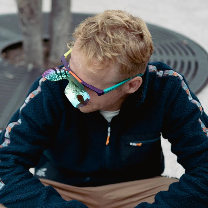 XC Matte Purple / Cinder / Hi Viz / Opal + ChromaPop Opal Mirror Lens